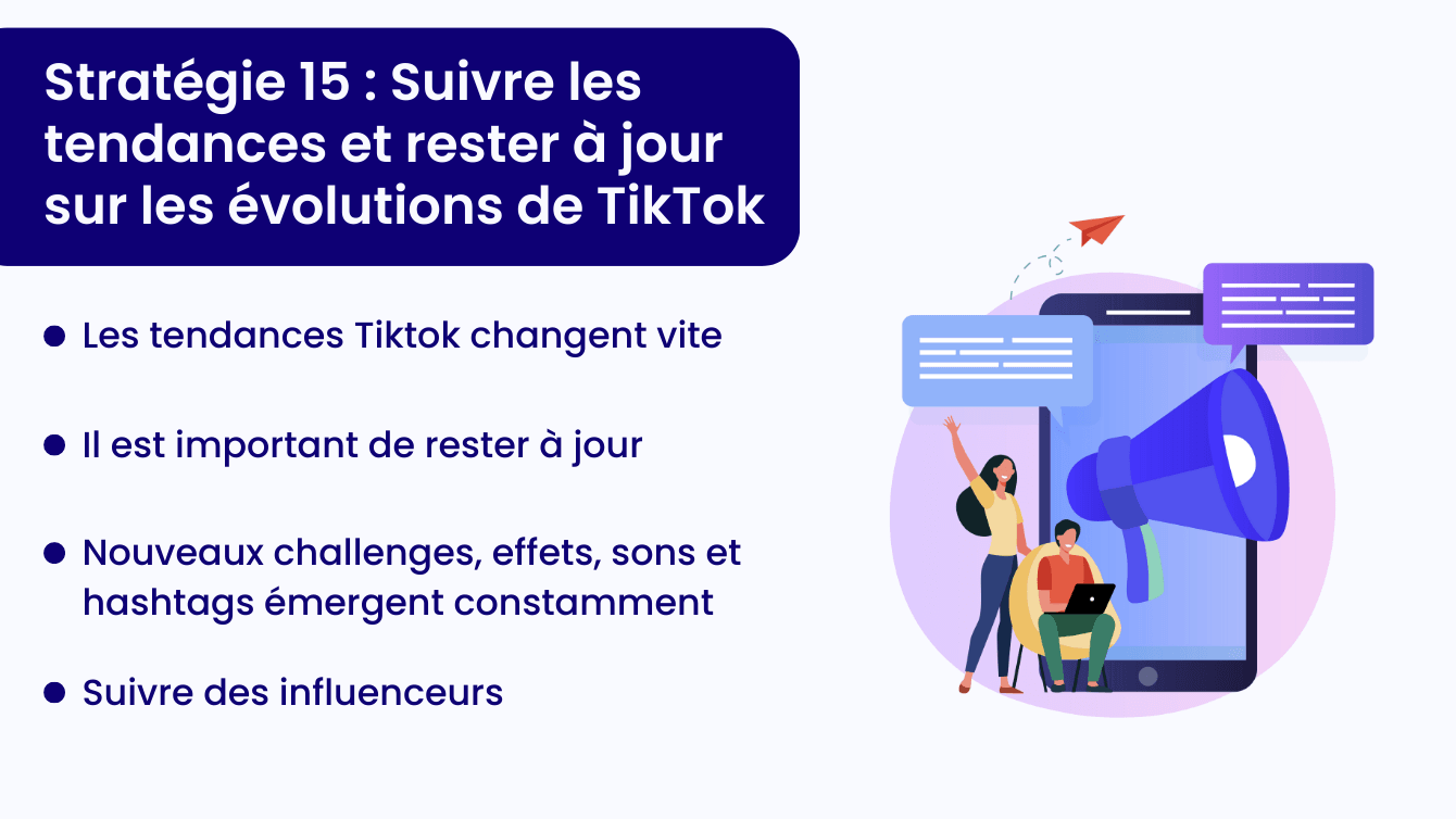 Suivre les tendances et les nouveautés sur les évolutions de TikTok
