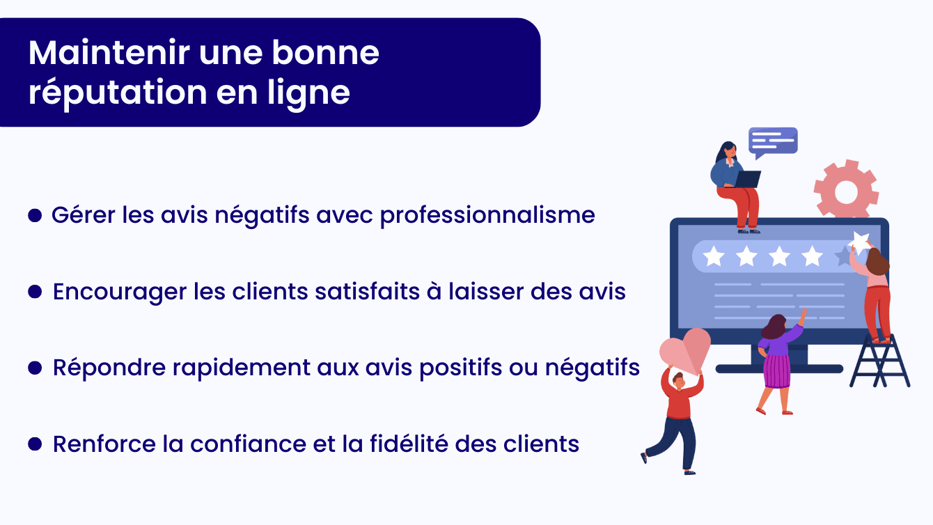 Maintenir une bonne réputation en ligne