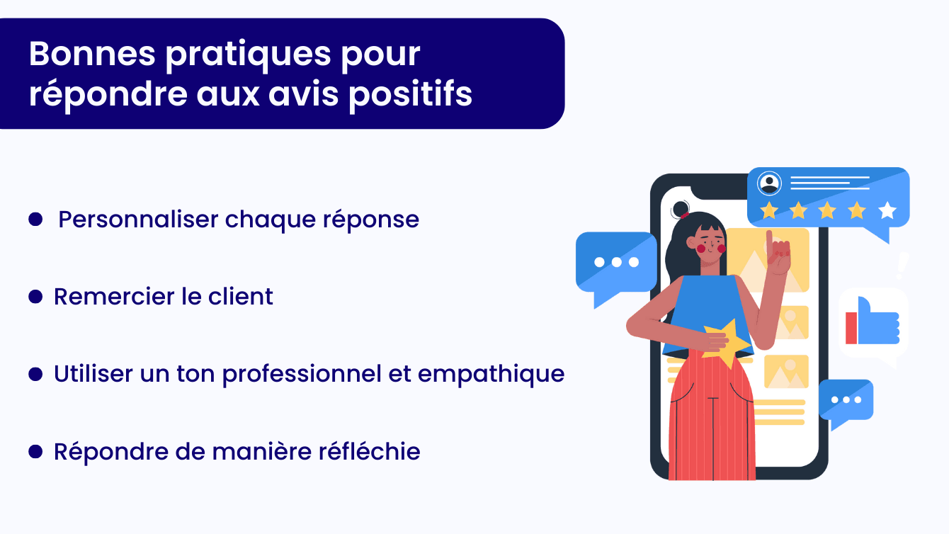 les bonnes pratiques pour répondre aux avis positifs