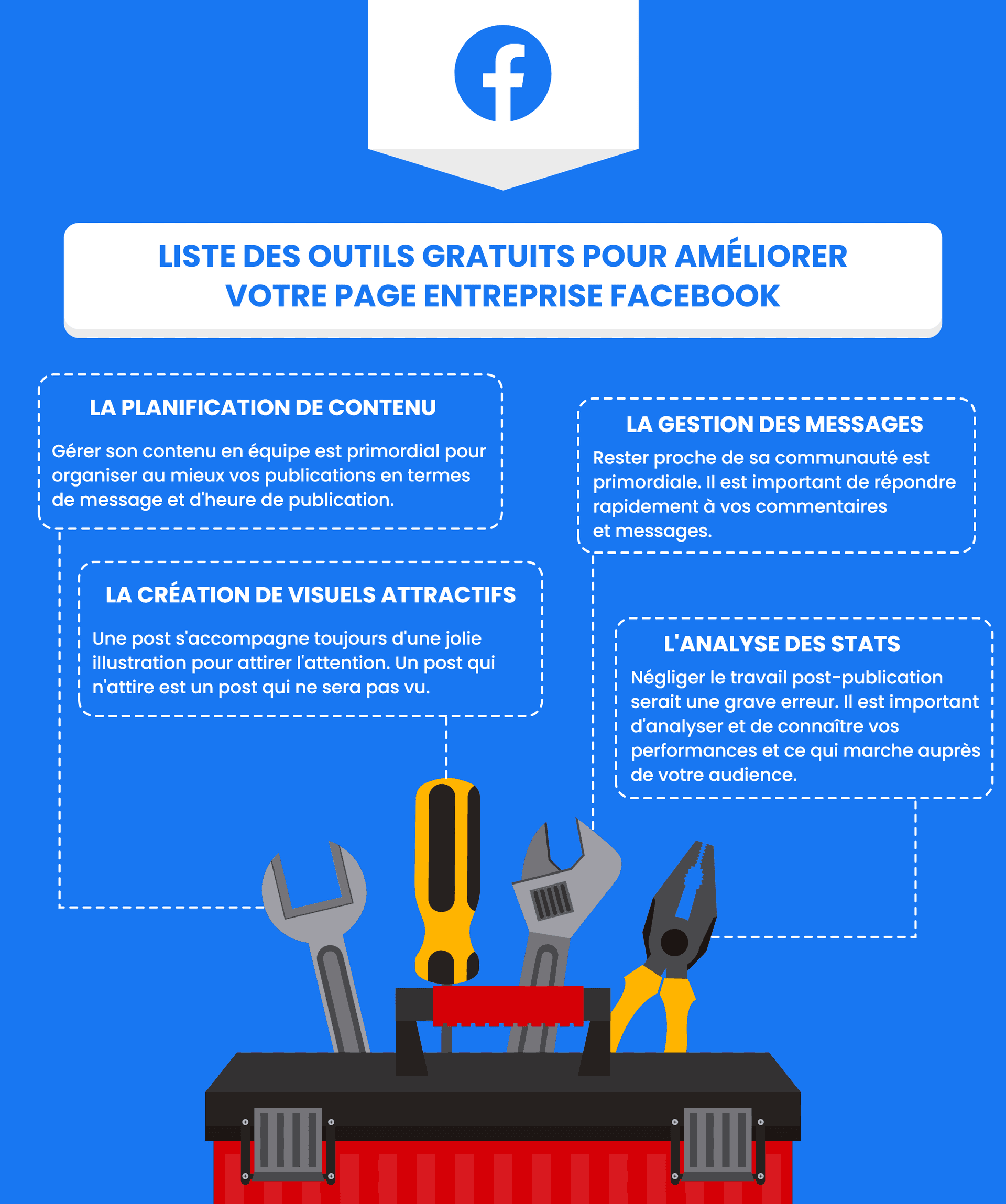 Les outils gratuits pour améliorer votre page entreprise Facebook