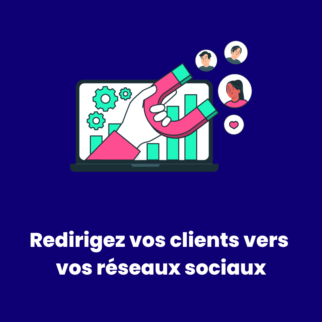 Rediriger vers les réseaux sociaux