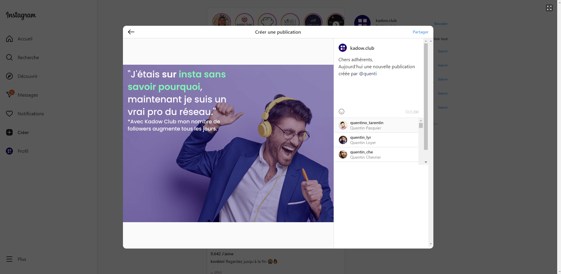 Comment taguer sur Instagram