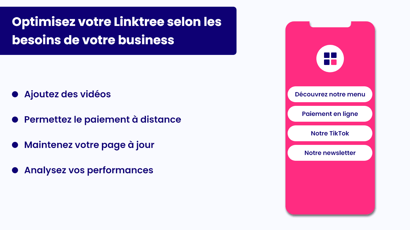 optimiser l'utilisation de Linktree